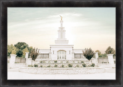 Sweet is The Work Columbia River Washington Temple Large Wall Art