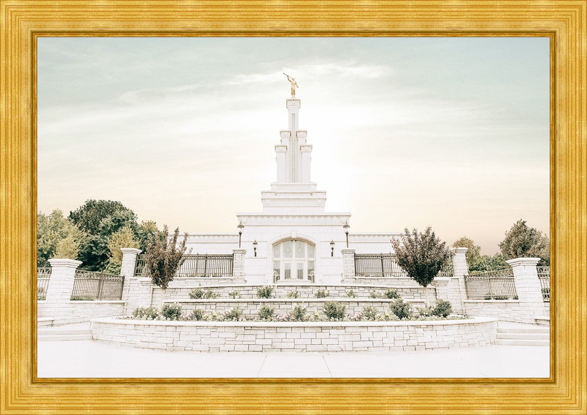 Sweet is The Work Columbia River Washington Temple Large Wall Art