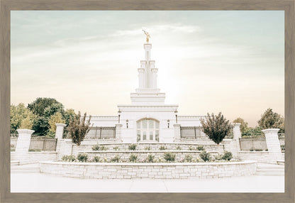 Sweet is The Work Columbia River Washington Temple Large Wall Art