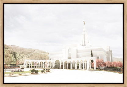 Sweet is The Work Bountiful Utah Temple Gallery Wrap