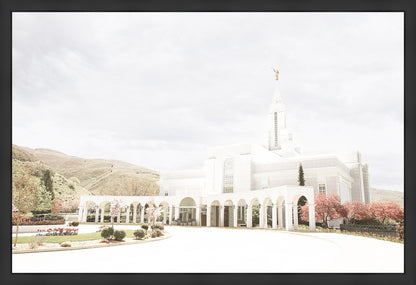 Sweet is The Work Bountiful Utah Temple Large Wall Art