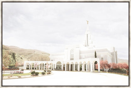 Sweet is The Work Bountiful Utah Temple Large Wall Art