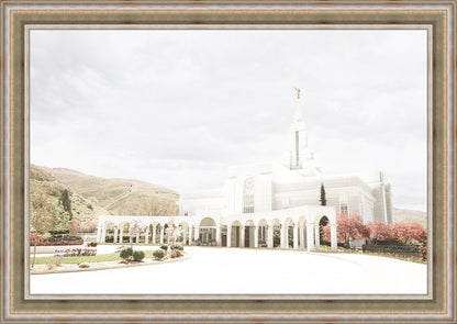Sweet is The Work Bountiful Utah Temple Large Wall Art