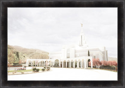 Sweet is The Work Bountiful Utah Temple Large Wall Art
