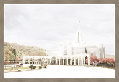 Sweet is The Work Bountiful Utah Temple Large Wall Art
