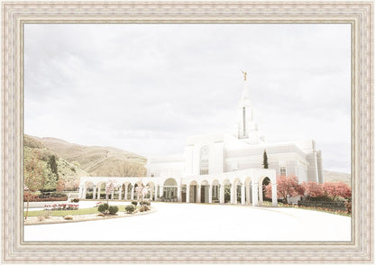 Sweet is The Work Bountiful Utah Temple Large Wall Art