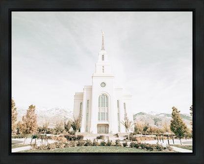 Sweet is The Work Layton Utah Temple Gallery Wrap