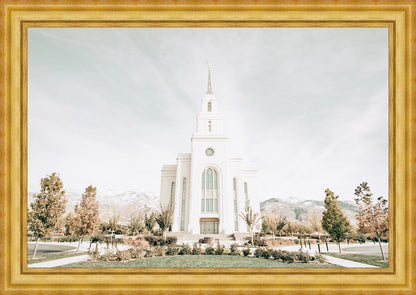 Sweet is The Work Layton Utah Temple Large Wall Art