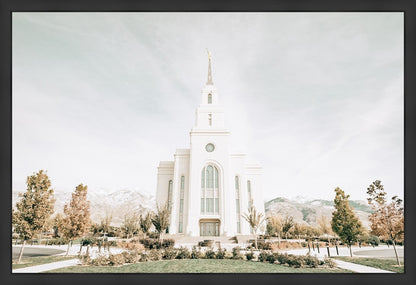 Sweet is The Work Layton Utah Temple Large Wall Art