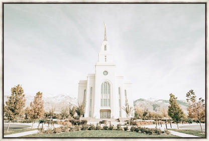Sweet is The Work Layton Utah Temple Large Wall Art