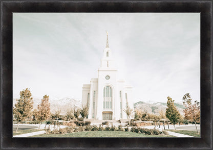 Sweet is The Work Layton Utah Temple Large Wall Art