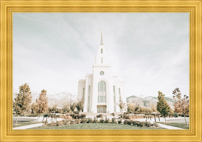 Sweet is The Work Layton Utah Temple Large Wall Art