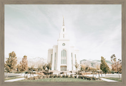 Sweet is The Work Layton Utah Temple Large Wall Art