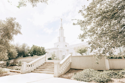 Sweet is The Work Sacramento California Temple Large Wall Art Gallery Wrap