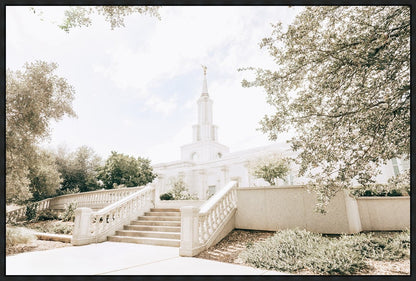 Sweet is The Work Sacramento California Temple Large Wall Art Gallery Wrap