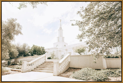 Sweet is The Work Sacramento California Temple Large Wall Art Gallery Wrap