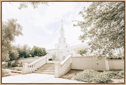 Sweet is The Work Sacramento California Temple Large Wall Art Gallery Wrap