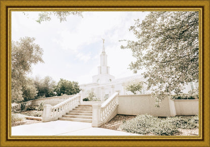 Sweet is The Work Sacramento California Temple Large Wall Art