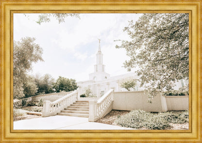 Sweet is The Work Sacramento California Temple Large Wall Art