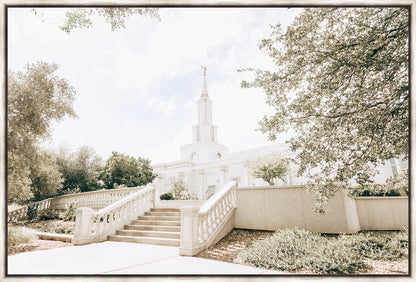 Sweet is The Work Sacramento California Temple Large Wall Art
