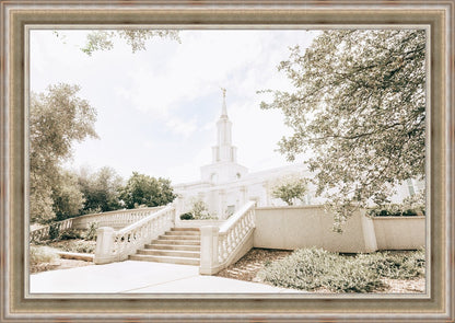 Sweet is The Work Sacramento California Temple Large Wall Art