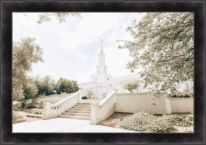 Sweet is The Work Sacramento California Temple Large Wall Art