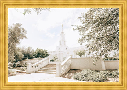 Sweet is The Work Sacramento California Temple Large Wall Art