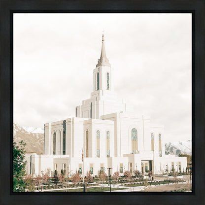 Sweet is The Work Orem Utah Temple Gallery Wrap
