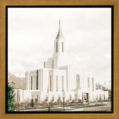 Sweet is The Work Orem Utah Temple Gallery Wrap