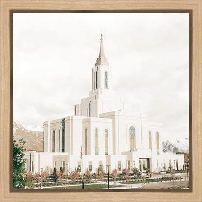 Sweet is The Work Orem Utah Temple Gallery Wrap