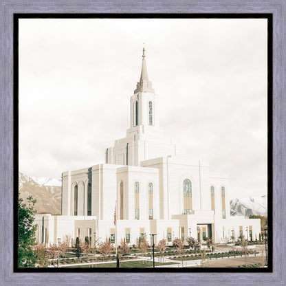 Sweet is The Work Orem Utah Temple Gallery Wrap