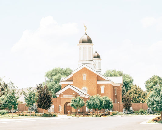 Sweet is The Work Vernal Utah Temple Gallery Wrap