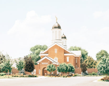 Sweet is The Work Vernal Utah Temple Gallery Wrap