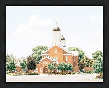 Sweet is The Work Vernal Utah Temple Gallery Wrap
