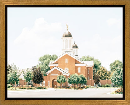 Sweet is The Work Vernal Utah Temple Gallery Wrap