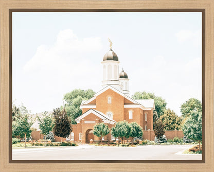 Sweet is The Work Vernal Utah Temple Gallery Wrap