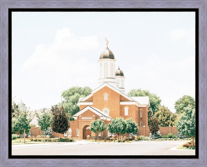 Sweet is The Work Vernal Utah Temple Gallery Wrap