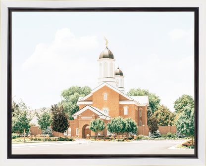 Sweet is The Work Vernal Utah Temple Gallery Wrap