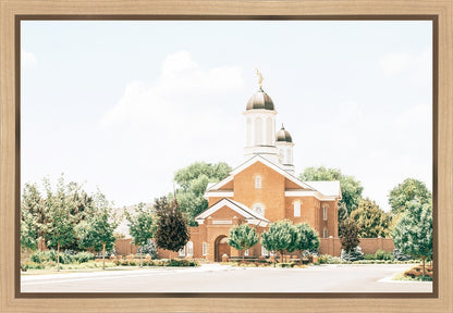 Sweet is The Work Vernal Utah Temple Gallery Wrap