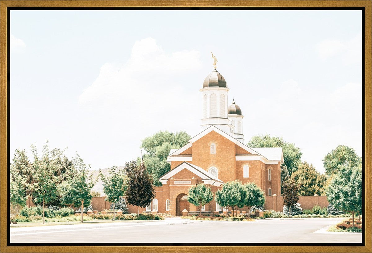 Sweet is The Work Vernal Utah Temple Gallery Wrap