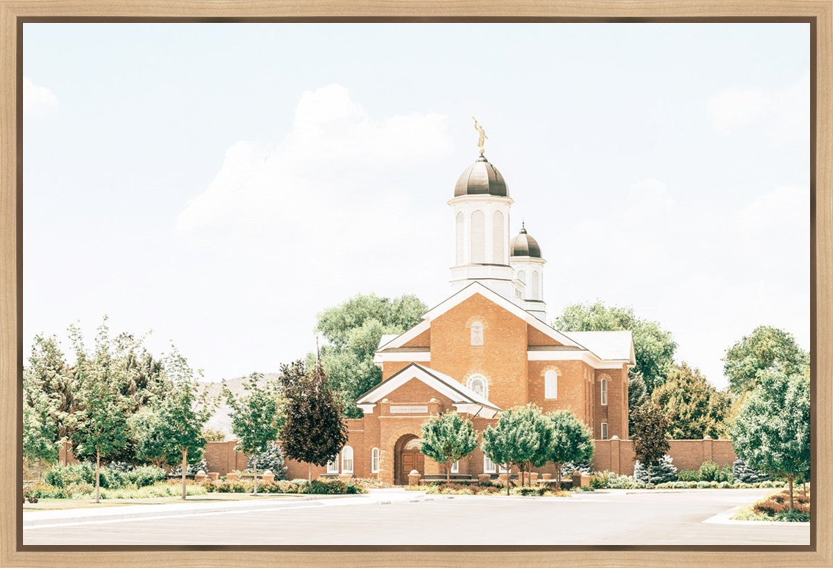 Sweet is The Work Vernal Utah Temple Gallery Wrap