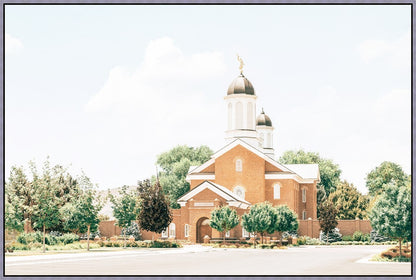 Sweet is The Work Vernal Utah Temple Large Wall Art Gallery Wrap