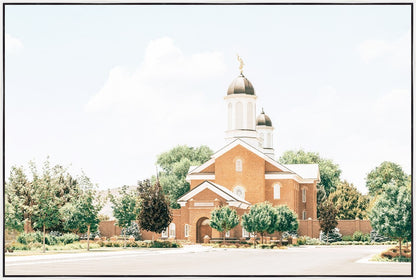 Sweet is The Work Vernal Utah Temple Large Wall Art Gallery Wrap