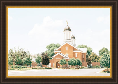 Sweet is The Work Vernal Utah Temple Large Wall Art