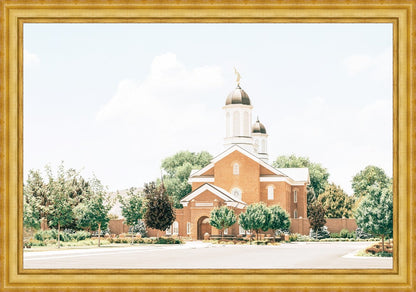 Sweet is The Work Vernal Utah Temple Large Wall Art