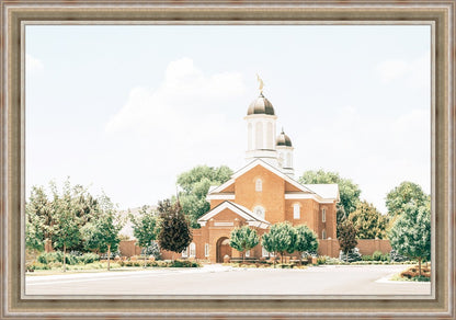 Sweet is The Work Vernal Utah Temple Large Wall Art