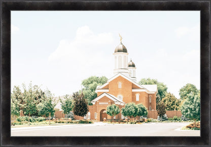 Sweet is The Work Vernal Utah Temple Large Wall Art