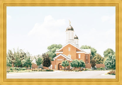 Sweet is The Work Vernal Utah Temple Large Wall Art