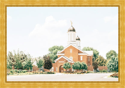 Sweet is The Work Vernal Utah Temple Large Wall Art