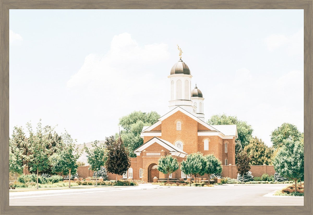 Sweet is The Work Vernal Utah Temple Large Wall Art